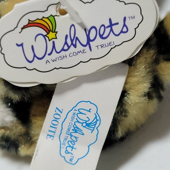 Wishpets Zooite Tiger 3 inch Mini Plush Striped Big Cat Stuffed Animal Toy - Picture 4 of 5